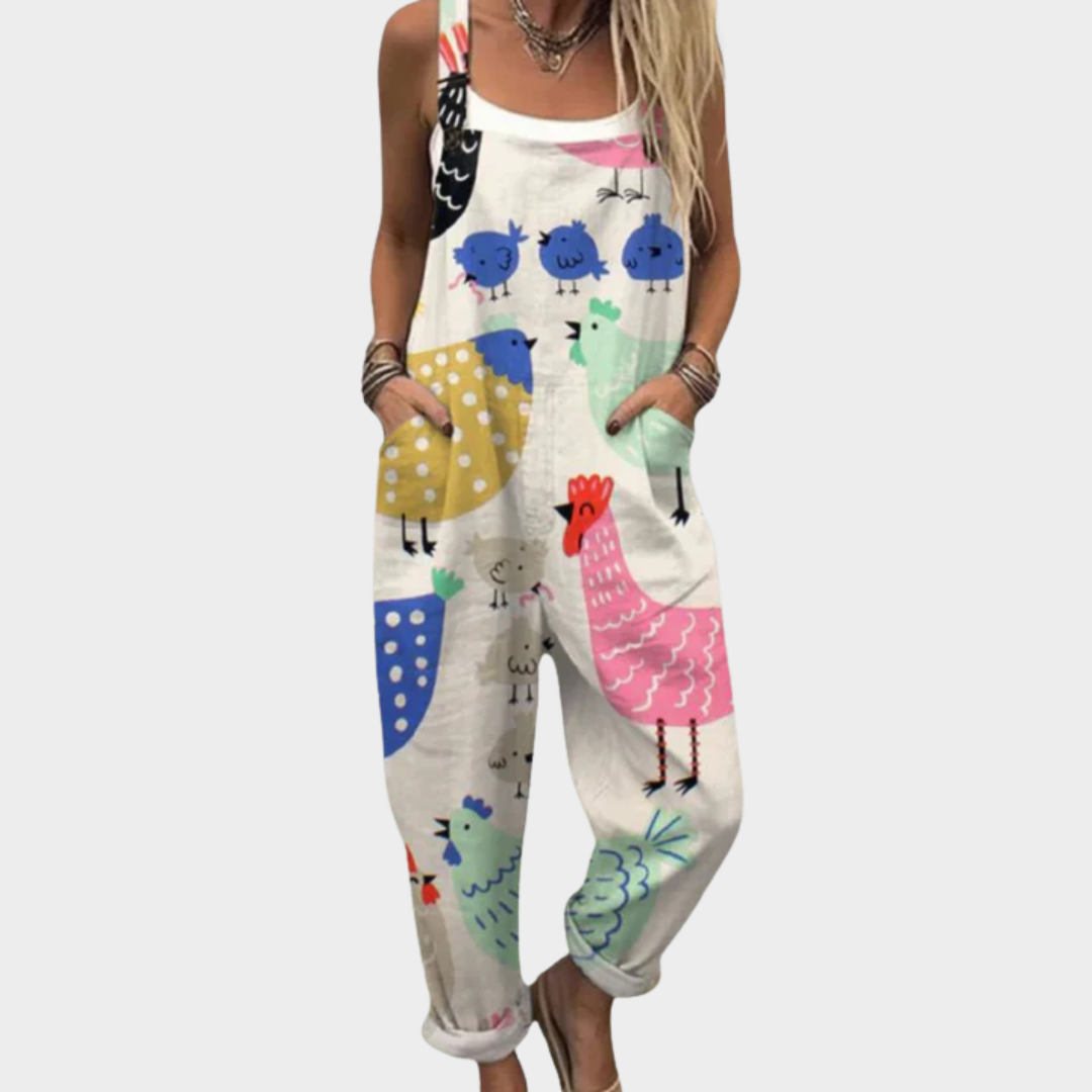 Audrey | Relaxed Printed Jumpsuit