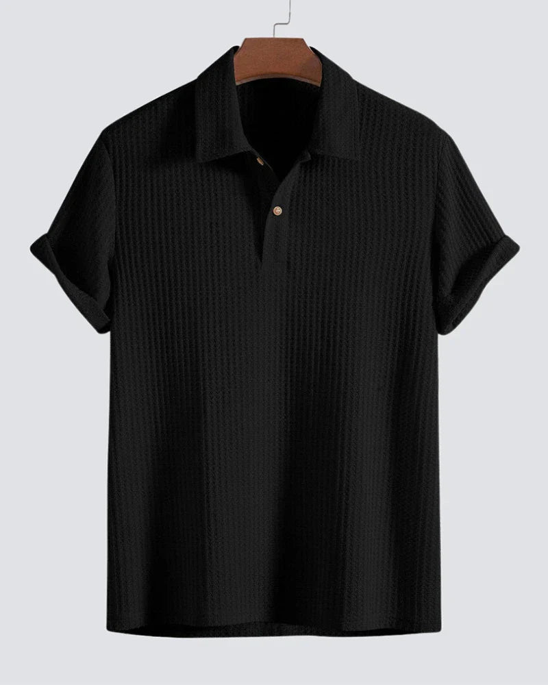 Mason™ | Textured Waffle Knit Shirt