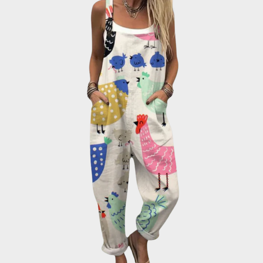 Audrey | Relaxed Printed Jumpsuit