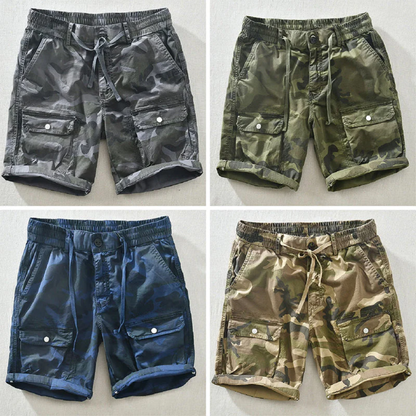 Dominik | Men's Cargo Shorts in Camouflage for Summer