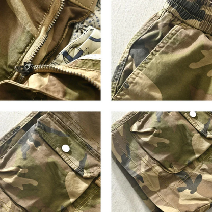 Dominik | Men's Cargo Shorts in Camouflage for Summer
