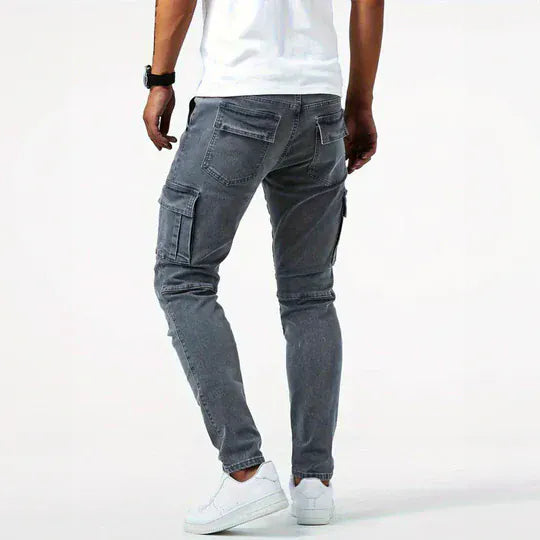 Albert | Fitted Cargo Jeans Pants for Everyday