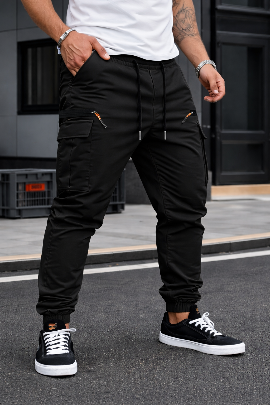 Logan | Stretch Cargo Trousers