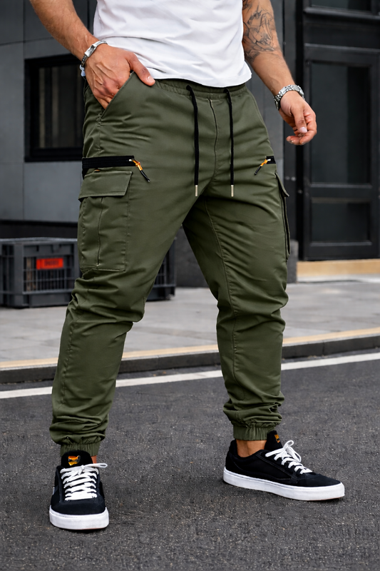 Logan | Stretch Cargo Trousers