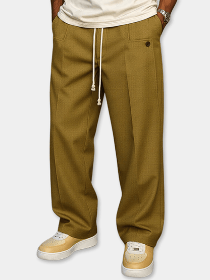 Zenon | Loose Men's Pants with Elastic Waistband