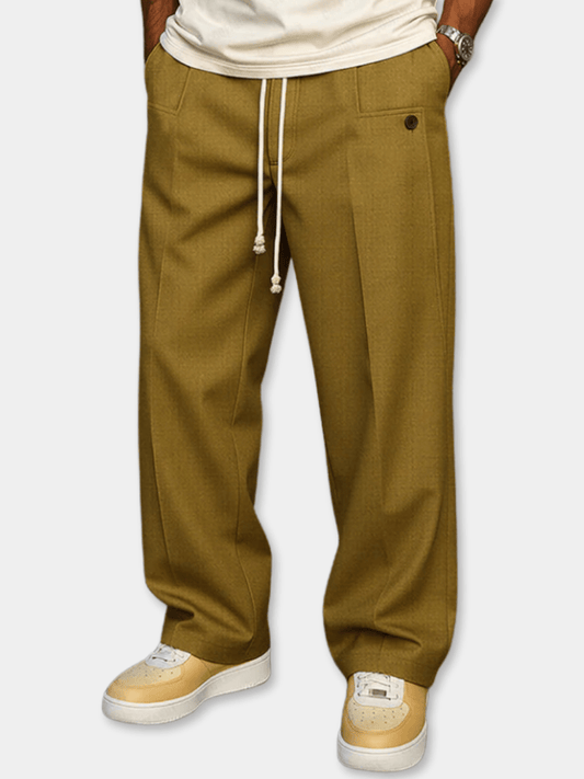 Zenon | Loose Men's Pants with Elastic Waistband