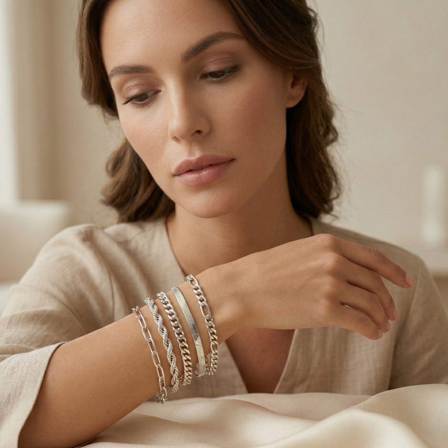 Amara Gold Bracelet Set