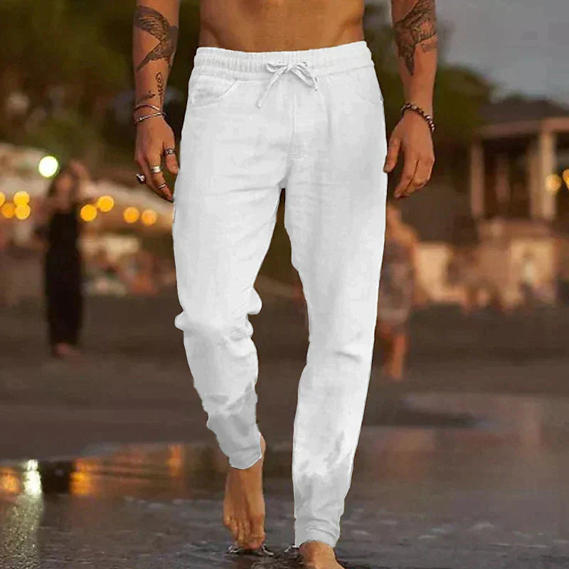 Liam | Relaxed Linen Beach Pants