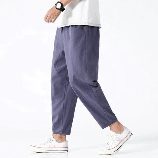 Jude™ | City Linen Ankle Trousers