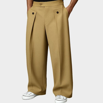 Ryszard | Modern Men's Wide Leg Trousers for Everyday Style
