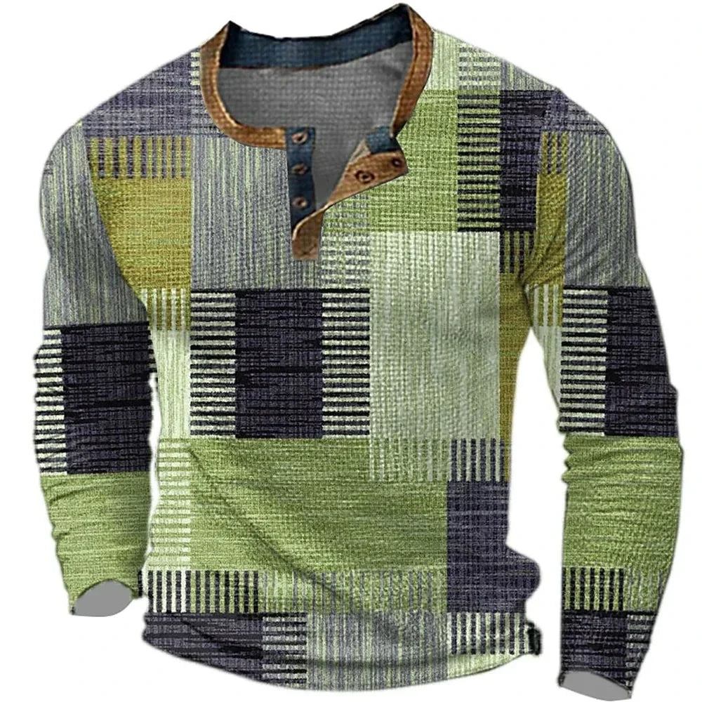 Steve | Colourful Long Sleeve Men’s Shirt