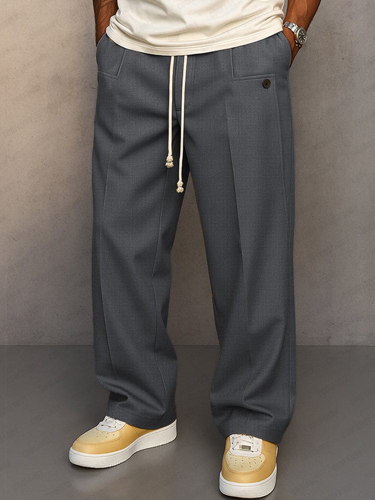 Zenon | Loose Men's Pants with Elastic Waistband