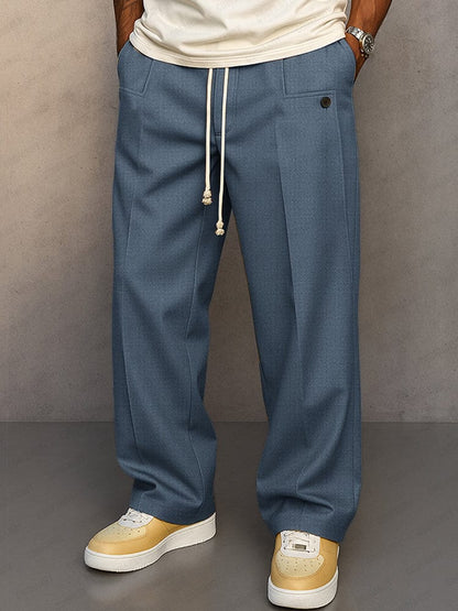 Zenon | Loose Men's Pants with Elastic Waistband