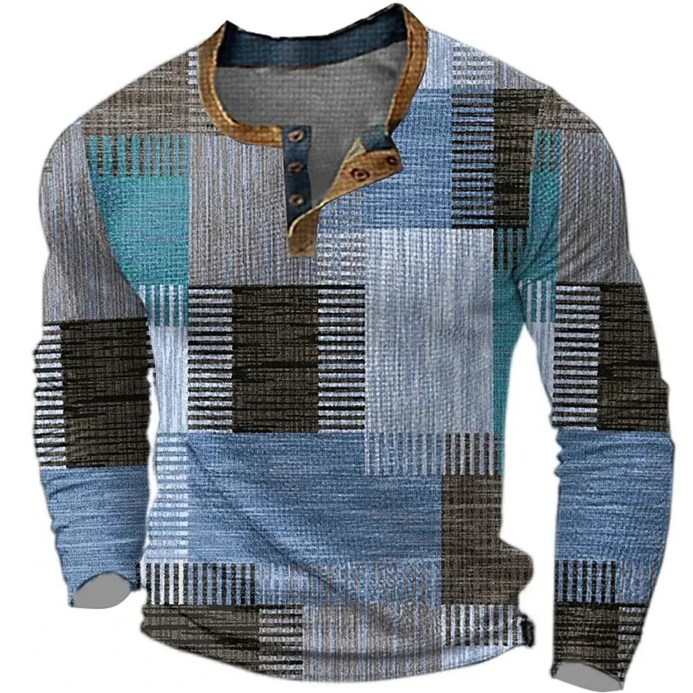 Steve | Colourful Long Sleeve Men’s Shirt