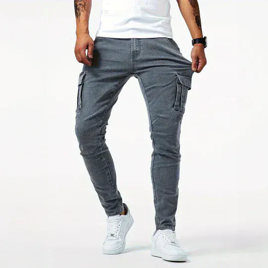 Albert | Fitted Cargo Jeans Pants for Everyday