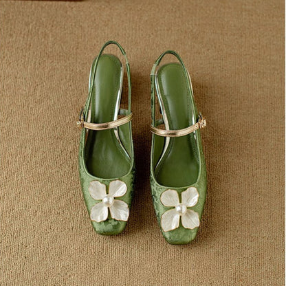 Diana | Genine Slingback Pumps