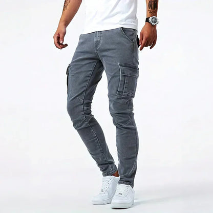 Albert | Fitted Cargo Jeans Pants for Everyday