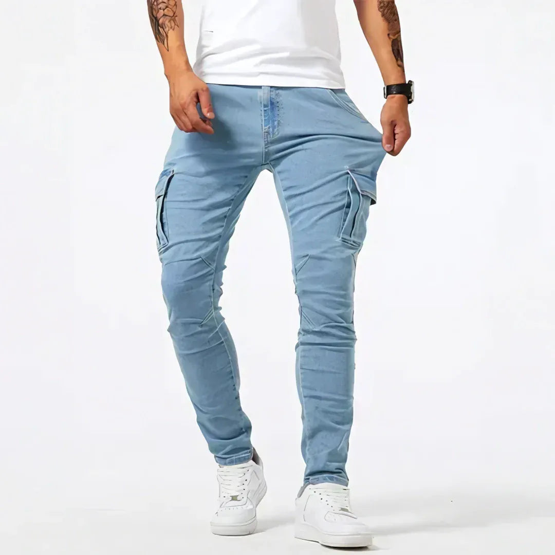 Albert | Fitted Cargo Jeans Pants for Everyday