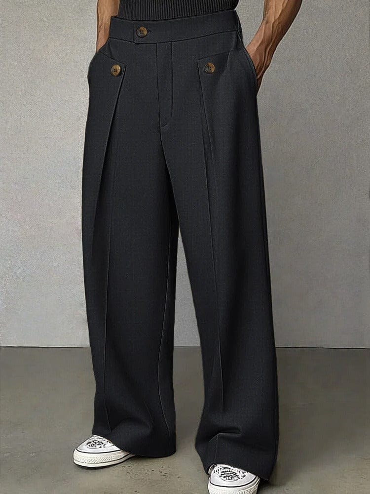 Ryszard | Modern Men's Wide Leg Trousers for Everyday Style