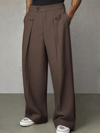 Ryszard | Modern Men's Wide Leg Trousers for Everyday Style