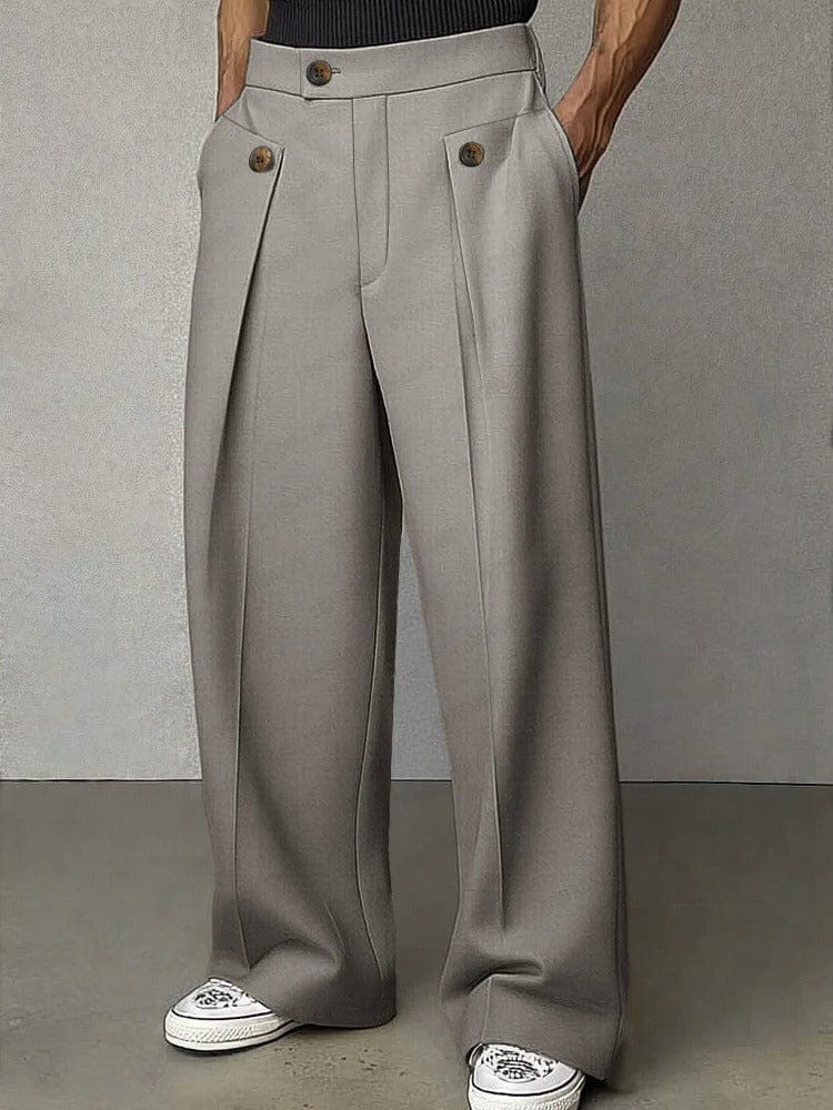 Ryszard | Modern Men's Wide Leg Trousers for Everyday Style