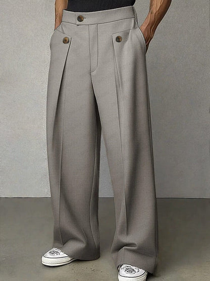 Ryszard | Modern Men's Wide Leg Trousers for Everyday Style