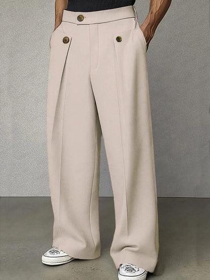 Ryszard | Modern Men's Wide Leg Trousers for Everyday Style