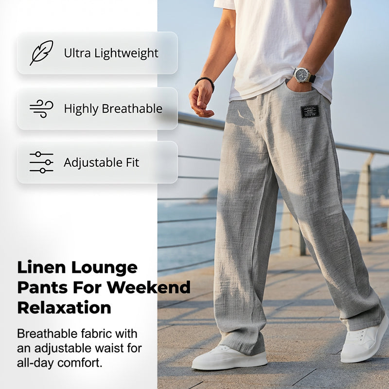 Gary | Lightweight Straight-Leg Trousers